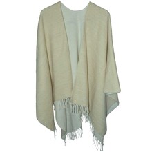 Poncho Aperto Bicolore 66%acrilico 26%cotone 8%lana alpaca