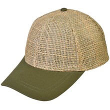 Cappello Modello  Basaball Paglia 100% paglia TG Unica Regolabile
