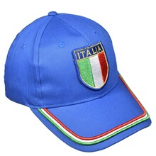 Cappello Modello Baseball Italia 100% Cotone Tg Unica Regolabile