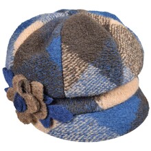 Berrettone Donna 'Fantasia Patchwork' 80% Lana 20% Poliestere