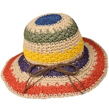 Cappello Cloche Crochet Colorata 100% carta