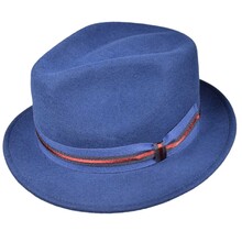 Cappello Trilby  100% lana Smooth
