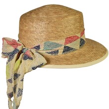 Visierone Donna Paglia Cucita 100% Paglia TG Unica Regolabile