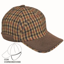 Cappello Baseball Modello Verbano 100% Lana