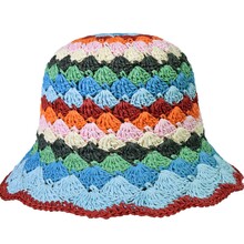 Cappello Modello Cloche Bicolore 100% Carta TG Unica Regolabile