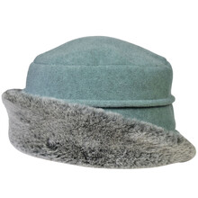 Cappello Modello Cloche Risvolto 100% Poliestere TG Unica