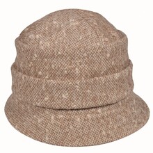 Cappello Modello Cloche Tipo Boucle 80% Poliestere 20% Lana