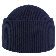 Cuffia Risvolto Alto 100% Cachemire