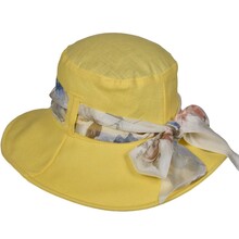Cappello Modello Pamela Lino Con 100% Lino TG Unica
